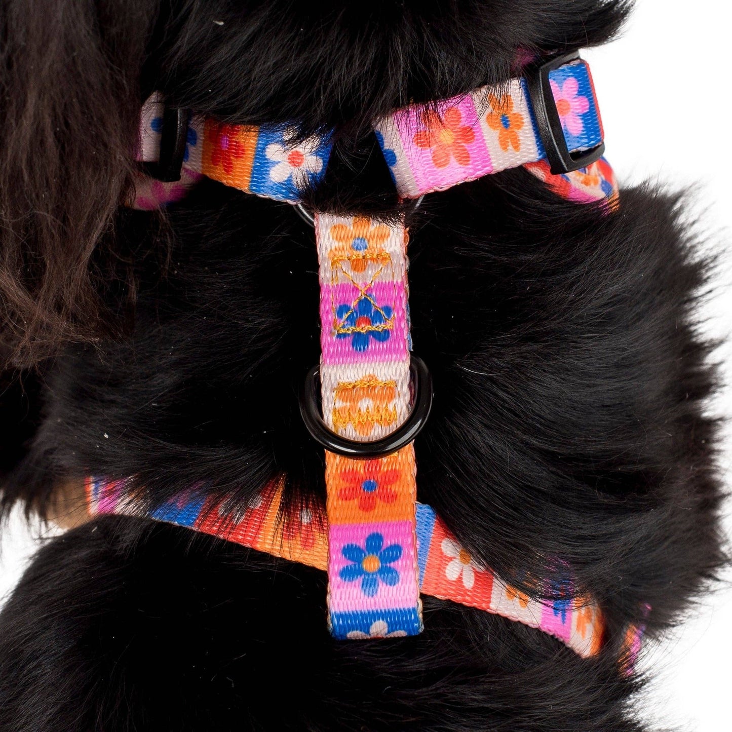 Daisies For Days: Adjustable Dog Harness