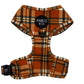 Vintage Plaid: Adjustable Dog Harness