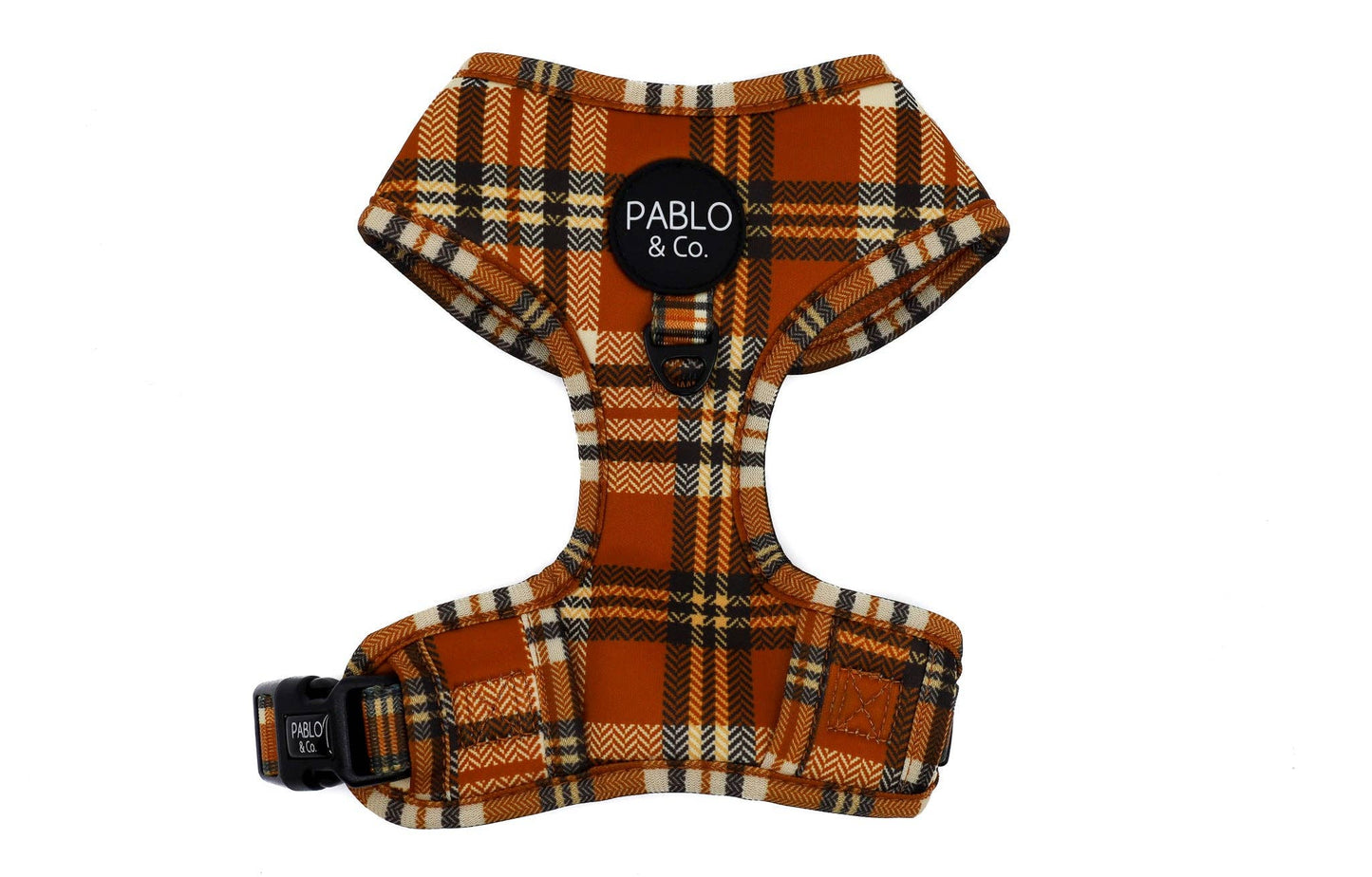 Vintage Plaid: Adjustable Dog Harness
