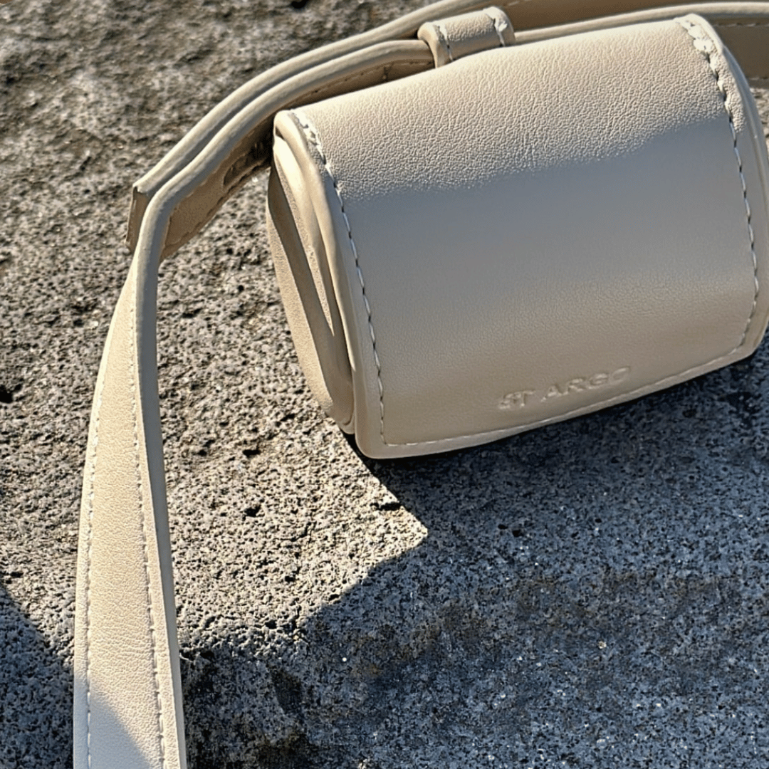 PORTE SAC À CROTTES - Taupe