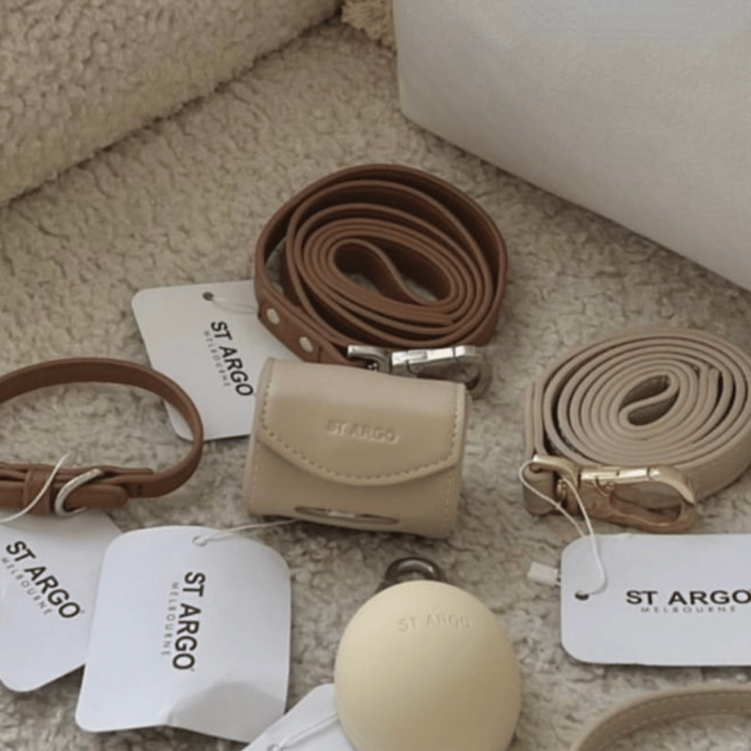 PORTE SAC À CROTTES - Taupe