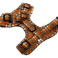 Vintage Plaid: Adjustable Dog Harness