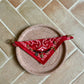 Red Mustang red bandana-collar for dogs and cats