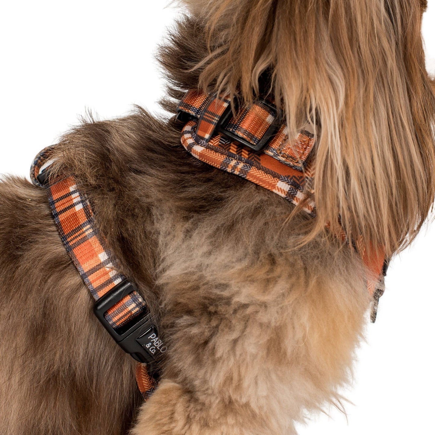 Vintage Plaid: Adjustable Dog Harness