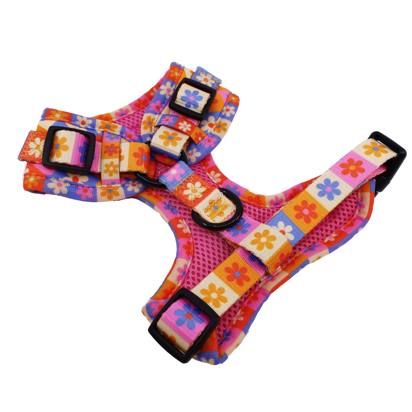 Daisies For Days: Adjustable Dog Harness