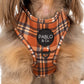 Vintage Plaid: Adjustable Dog Harness