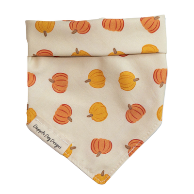 Bandana citrouilles de récolte - Bandana pour chien d'automne