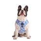 Blue Checkered Daisies: ADJUSTABLE DOG HARNESS